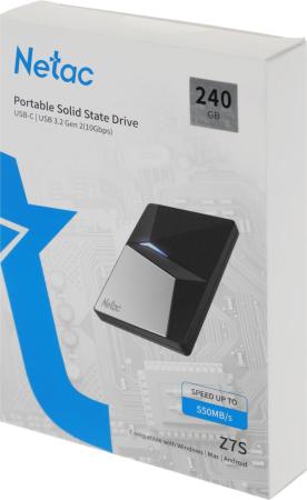 Внешние накопители Netac Z7S 240GB NT01Z7S-240G-32BK [NT01Z7S-240G-32BK]