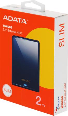 Внешние накопители ADATA HV620S AHV620S-2TU31-CBL 2TB (синий) [AHV620S-2TU31-CBL]