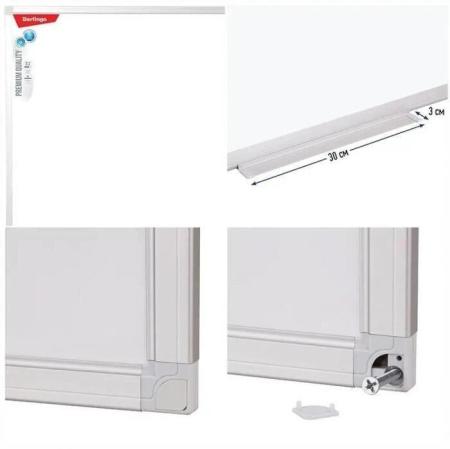 Офисные доски, флипчарты CACTUS CS-GBD-120x150-BK