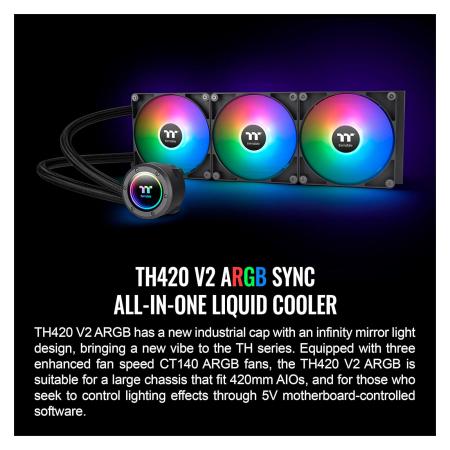 Системы охлаждения Thermaltake TH420 V2 ARGB CL-W376-PL14SW-A [CL-W376-PL14SW-A]