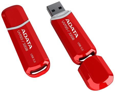 USB Flash ADATA UV150 32GB (красный) [AUV150-32G-RRD]