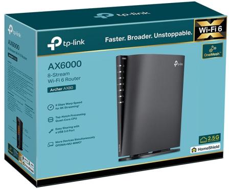 Беспроводные маршрутизаторы TP-Link Archer AX6000