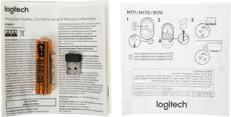 Мыши Logitech M170 Wireless (серый) [910-004642, 910-004646]