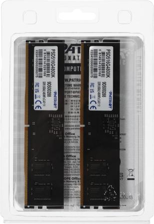 Оперативная память Patriot Signature Line 2x8ГБ DDR5 4800 МГц PSD516G4800K [PSD516G4800K]