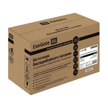 Источники бесперебойного питания ExeGate Power Smart ULB-650.LCD.AVR.1SH.2C13 EX292769RUS [EX292769RUS]