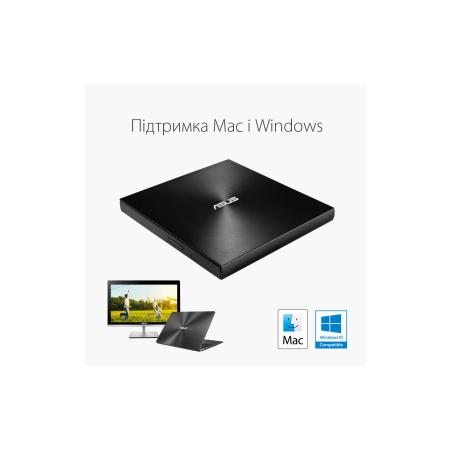 Оптические приводы ASUS ZenDrive U9M SDRW-08U9M-U (черный) [90DD02A0-M29000, SDRW-08U9M-U/BLK/G/AS]