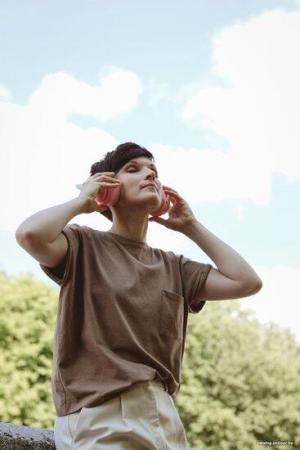 Наушники и гарнитуры Miru Cat EP-W10 (розовый) [W101]