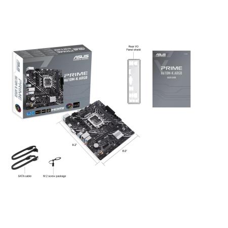 Материнские платы ASUS Prime H610M-K ARGB