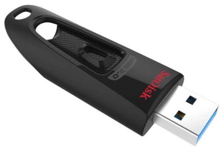USB Flash SanDisk Ultra USB 3.0 Black 64GB (SDCZ48-064G-U46)