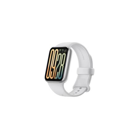 Умные часы и браслеты Xiaomi Smart Band 9 Pro M2401B1 (серебристый, с белым силиконовым ремешком, международная версия) [BHR8715GL]