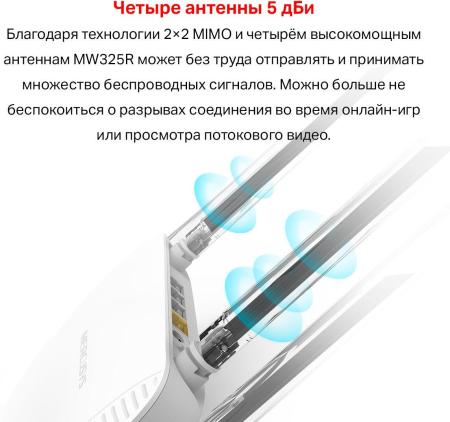 Беспроводные маршрутизаторы Mercusys MW325R v2 [MW325R]