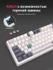 Клавиатуры Royal Kludge RK-H81 RGB White Night (RK Cyan) [6935280824104]