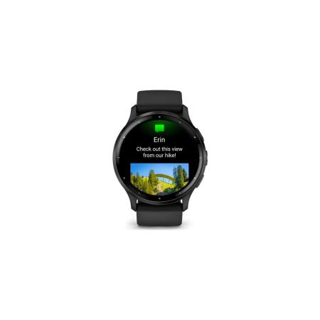 Умные часы и браслеты Garmin Venu 3 (черный, с силиконовым ремешком) [010-02784-01]