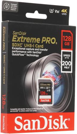 Карты памяти SanDisk Extreme PRO SDXC SDSDXXD-128G-GN4IN 128GB [SDSDXXD-128G-GN4IN]