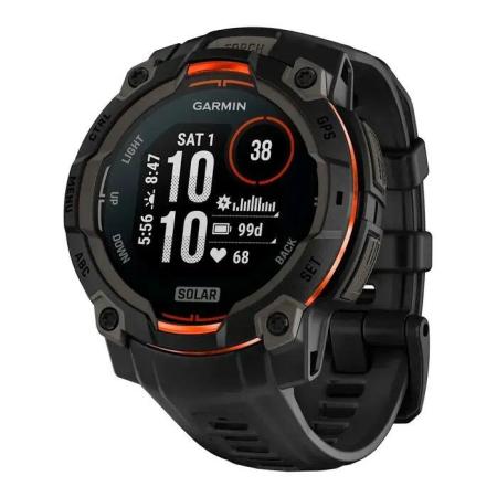Умные часы и браслеты Garmin Instinct 3 Solar 45 мм (черный) [010-02934-00]