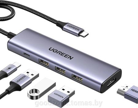 USB-хабы и док-станции Satechi Pro Hub Mini ST-UCPHMIM (серый космос) [ST-UCPHMIM]
