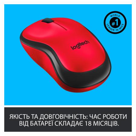 Мыши Logitech M220 Silent (красный) [910-004880] [910-004880]