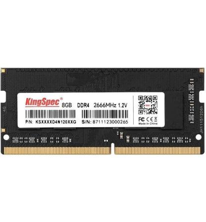 Оперативная память KingSpec 8ГБ DDR4 SODIMM 2666 МГц KS2666D4N12008G [KS2666D4N12008G]