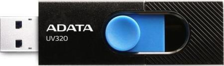 USB Flash ADATA UV320 32GB (черный/голубой) [AUV320-32G-RBKBL]