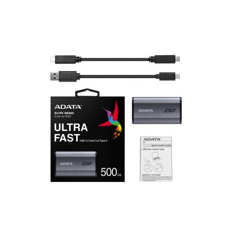 Внешние накопители ADATA Elite SE880 500GB AELI-SE880-500GCGY [AELI-SE880-500GCGY]