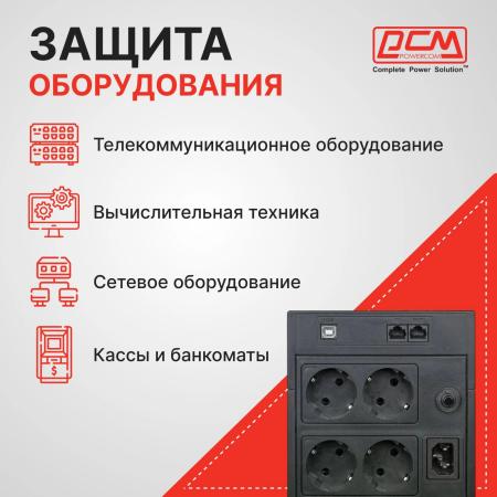 Источники бесперебойного питания Powercom RPT-2000AP LCD