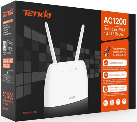 Беспроводные маршрутизаторы Tenda 4G07 Беспроводные маршрутизаторы Tenda 4G07