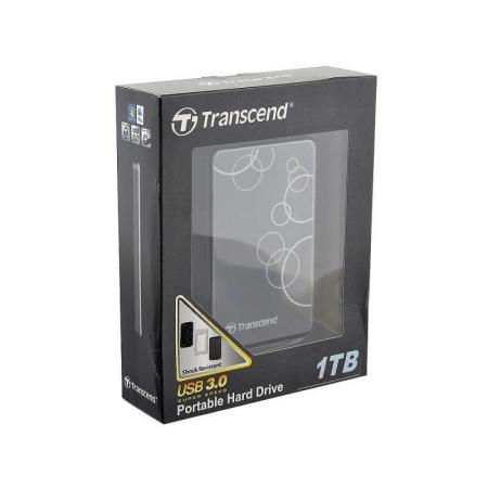 Внешние накопители Transcend StoreJet 25A3 1TB Black (TS1TSJ25A3K)