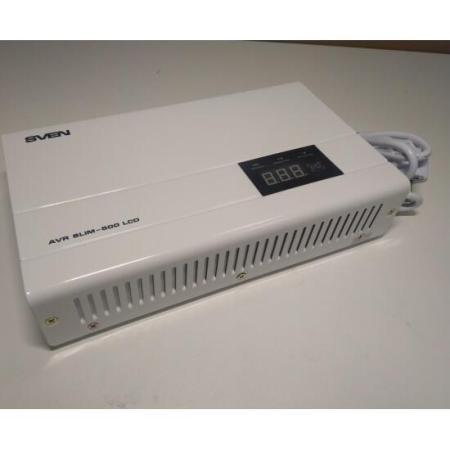 Стабилизаторы, сетевые фильтры, удлинители SVEN AVR SLIM-500 LCD [SV-012809]