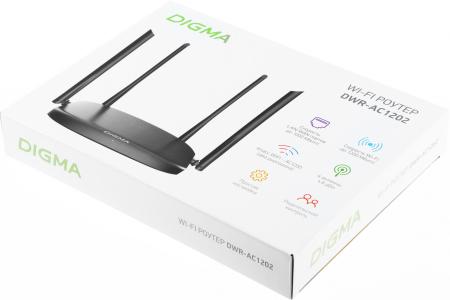 Беспроводные маршрутизаторы Digma DWR-AC1202