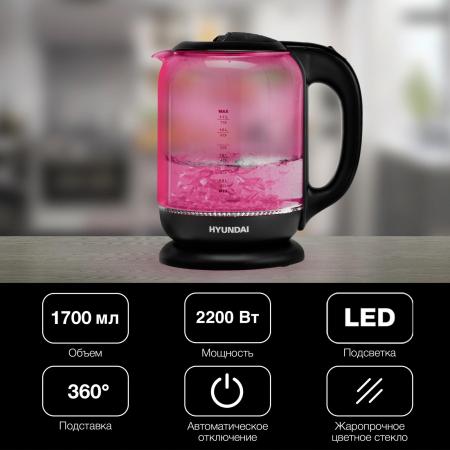 Электрочайники и термопоты Hyundai HYK-G4808 [HYK-G4808, 1623368]