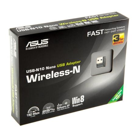 Беспроводные адаптеры ASUS USB-N10 NANO