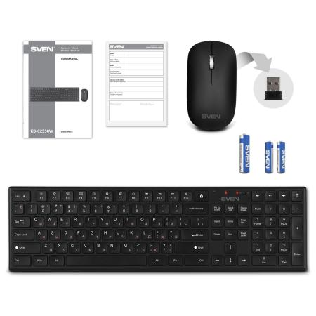 Наборы периферии SVEN KB-C2550W [KB-C2550W, SV-021672]