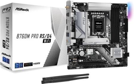 Материнские платы ASRock B760M Pro RS/D4 WiFi