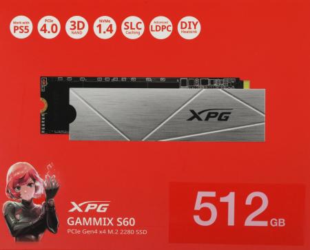 SSD ADATA XPG Gammix S60 Blade 512GB AGAMMIXS60-512G-CS [AGAMMIXS60-512G-CS]