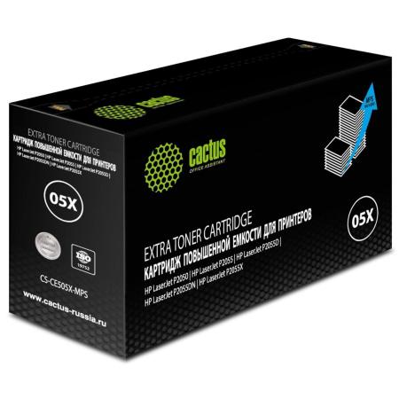 Картриджи для принтеров и МФУ CACTUS CS-CE505X-MPS (аналог HP CE505X) [CS-CE505X-MPS]