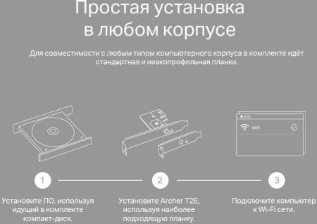 Беспроводные адаптеры TP-Link Archer T2E