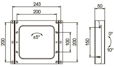 Кронштейны Kromax VEGA-8 Black
