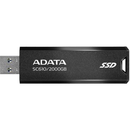 Внешние накопители ADATA SC610 2TB SC610-2000G-CBK/RD [SC610-2000G-CBK/RD]