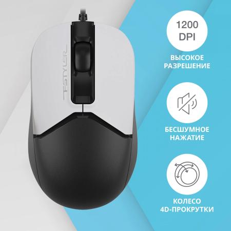 Мыши A4Tech Fstyler FM12S (белый)