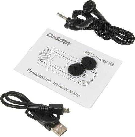 Плееры Digma R3 8GB (черный) [436167]