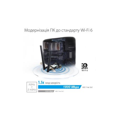 Беспроводные адаптеры ASUS PCE-AX1800 [90IG07A0-MO0B00]
