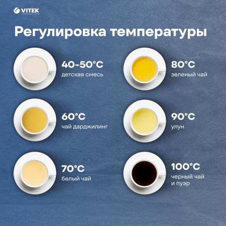 Электрочайники и термопоты Vitek VT-8827 [VT-8827, 6974100783313]