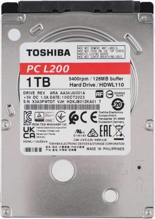 Жесткие диски Toshiba L200 1TB HDWL110UZSVA [HDWL110UZSVA]
