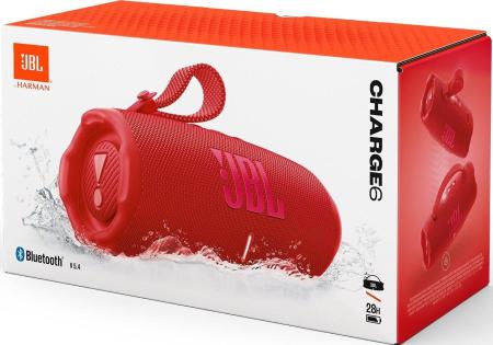 Беспроводные и портативные колонки JBL Charge 6 (красный) [JBLCHARGE6RED, JBLCHARGE6REDAM]
