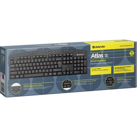 Клавиатуры Defender Atlas HB-450 RU [45450]