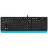 Наборы периферии A4Tech Fstyler F1010 (черный/синий)