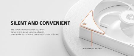 Системы охлаждения ID-Cooling AS-120-ARGB-W Trio [AS-120-ARGB-W TRIO]
