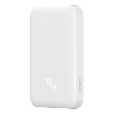 Портативные зарядные устройства Baseus Magnetic Wireless PPCX020002 6000mAh (белый) [PPCX020002]