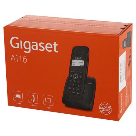 Радиотелефоны DECT Gigaset A116 (черный)