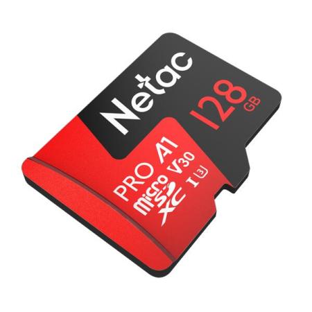 Карты памяти Netac P500 Extreme Pro 128GB NT02P500PRO-128G-R + адаптер [NT02P500PRO-128G-R]